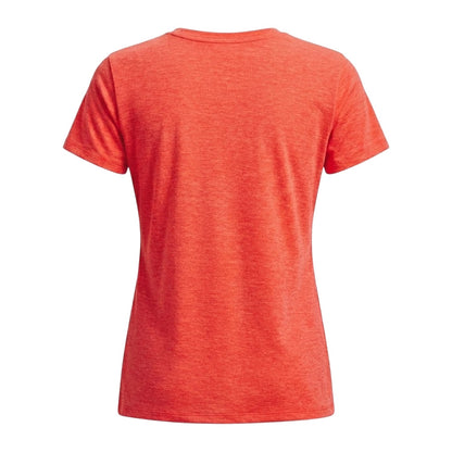 Red-White - Back - Under Armour Womens-Ladies V Neck T-Shirt