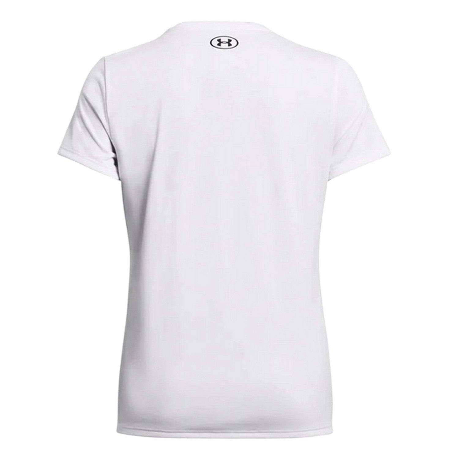 White - Back - Under Armour Womens-Ladies V Neck T-Shirt
