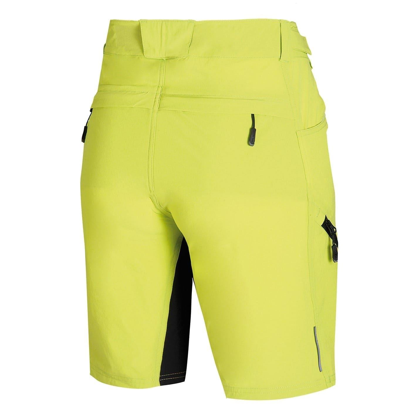 Green - Back - Bicycle Line Mens Logo Baggy Cycling Shorts