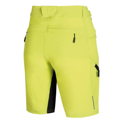 Green - Back - Bicycle Line Mens Logo Baggy Cycling Shorts