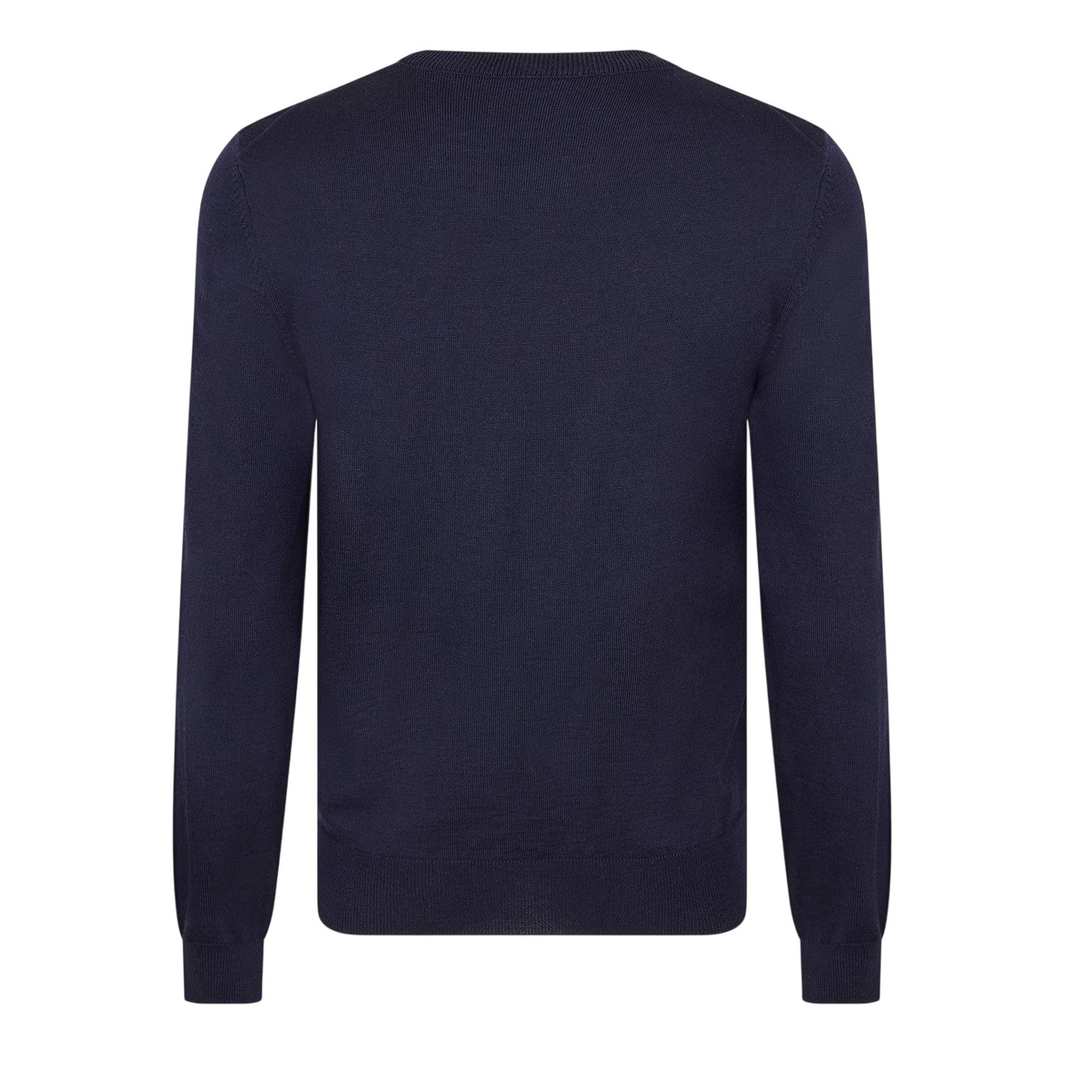 Dark Blue - Back - Boss Mens Baram Crew Neck Pullover