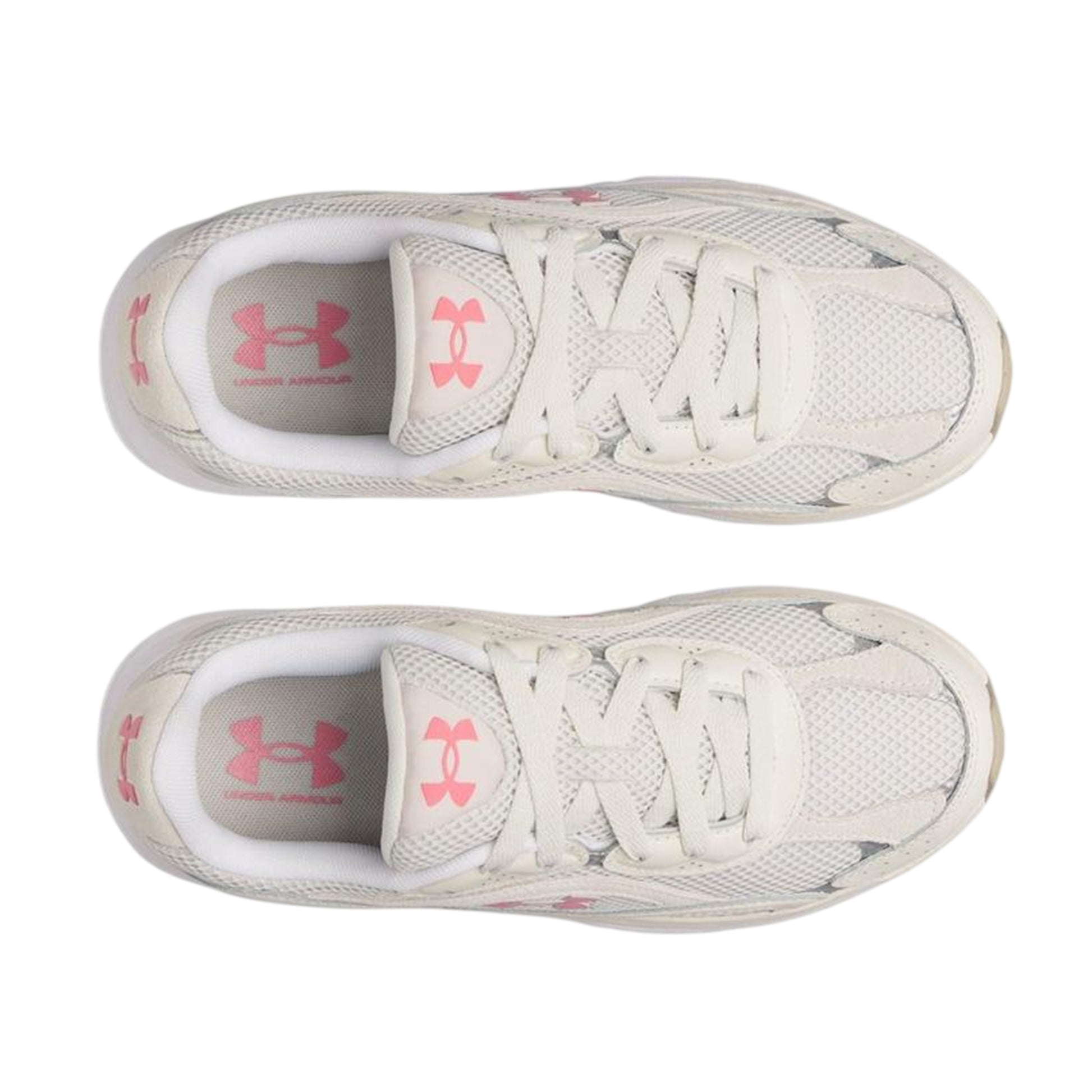 Light-Pink - Side - Under Armour Womens-Ladies Performance Tech Trainers