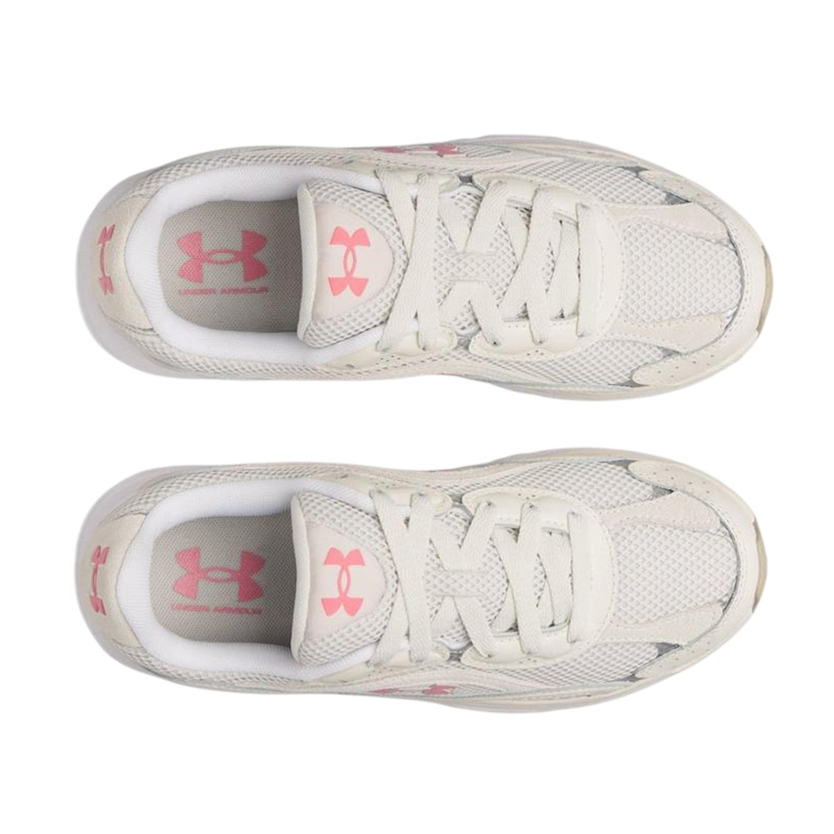 Light-Pink - Side - Under Armour Womens-Ladies Performance Tech Trainers