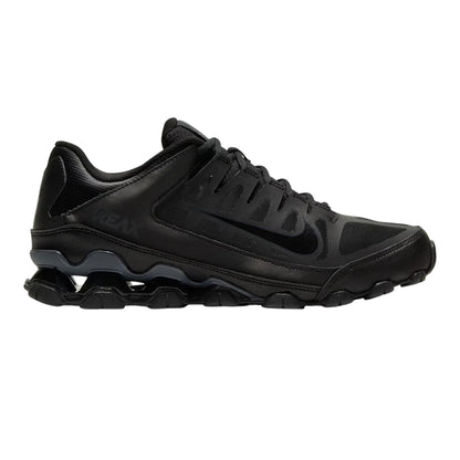 Triple Black - Front - Nike Mens Reax Lace Up Trainers