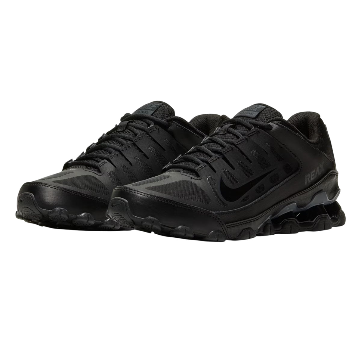 Triple Black - Close up - Nike Mens Reax Lace Up Trainers