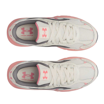 Stone-Pink - Side - Under Armour Womens-Ladies Tech Trainers