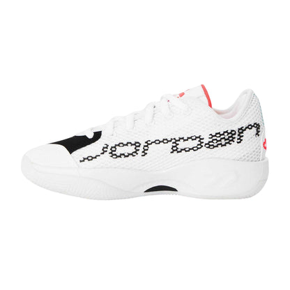 White-Red - Back - Nike Childrens-Kids Luka 77 Basketball Shoes