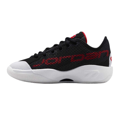 Black-Red - Side - Nike Childrens-Kids Luka 77 Basketball Shoes