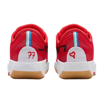 Chili Red - Back - Nike Childrens-Kids Luka 77 Basketball Shoes