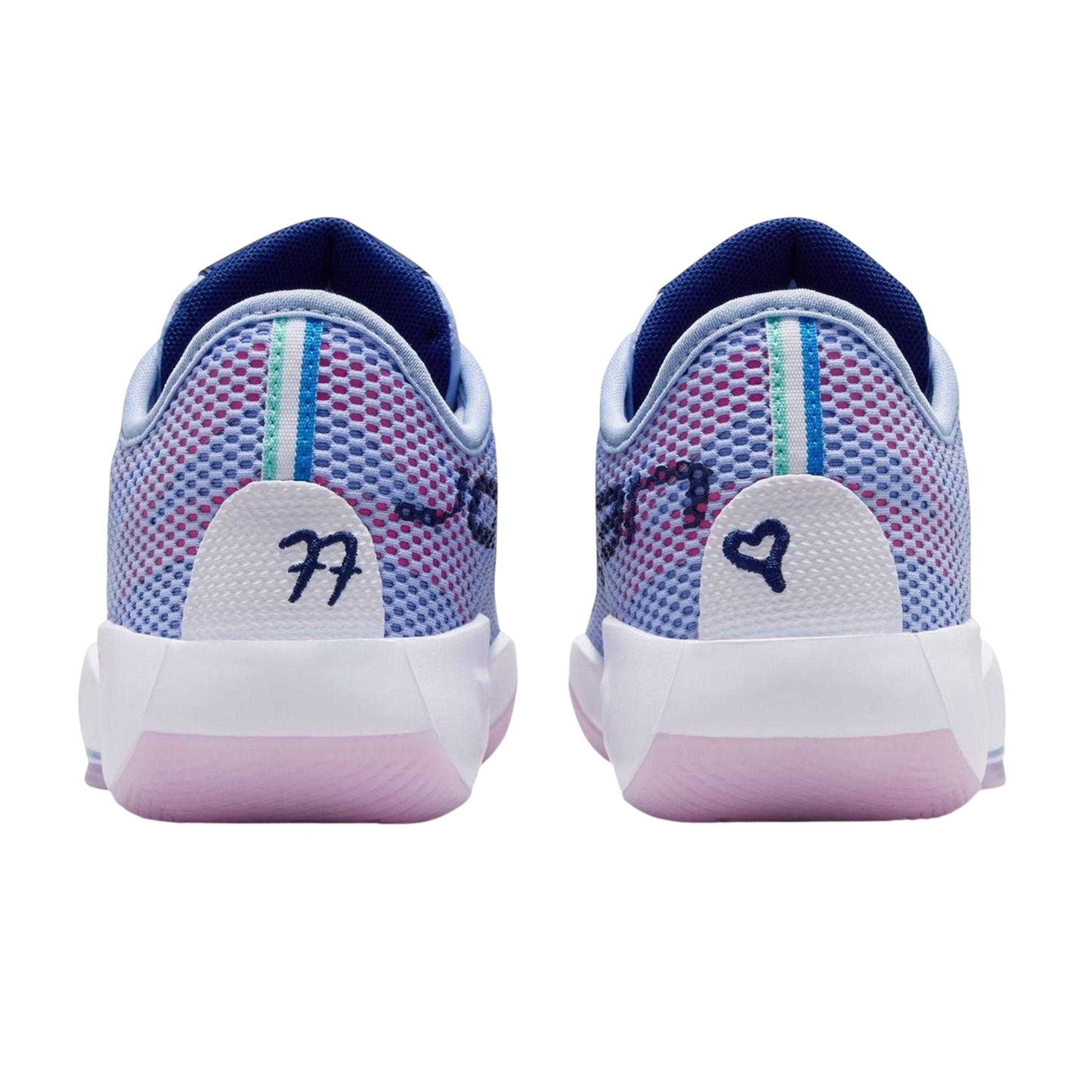 Marine - Back - Nike Childrens-Kids Luka 77 Basketball Shoes