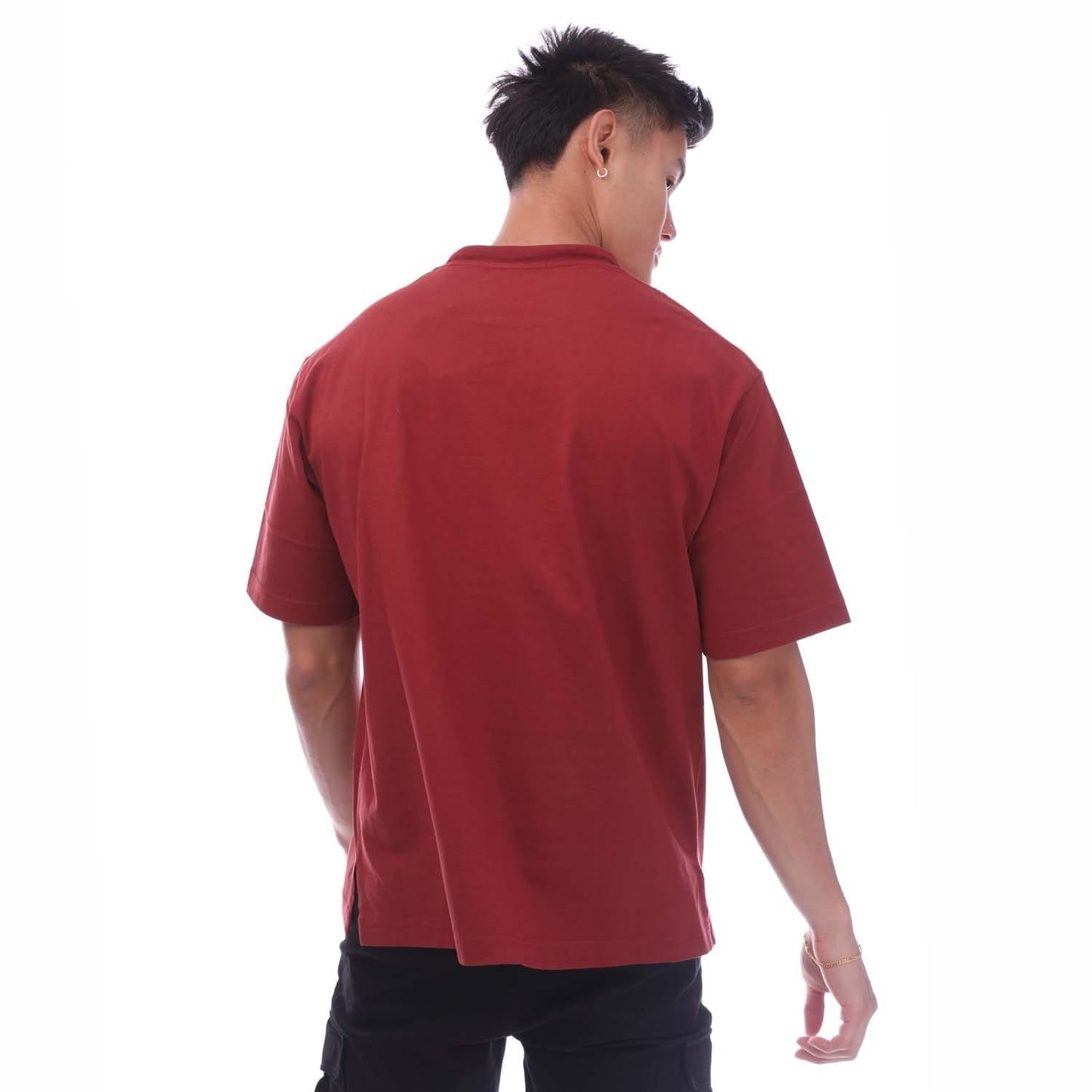 Brown - Back - Ambush Mens Drawstring T-Shirt