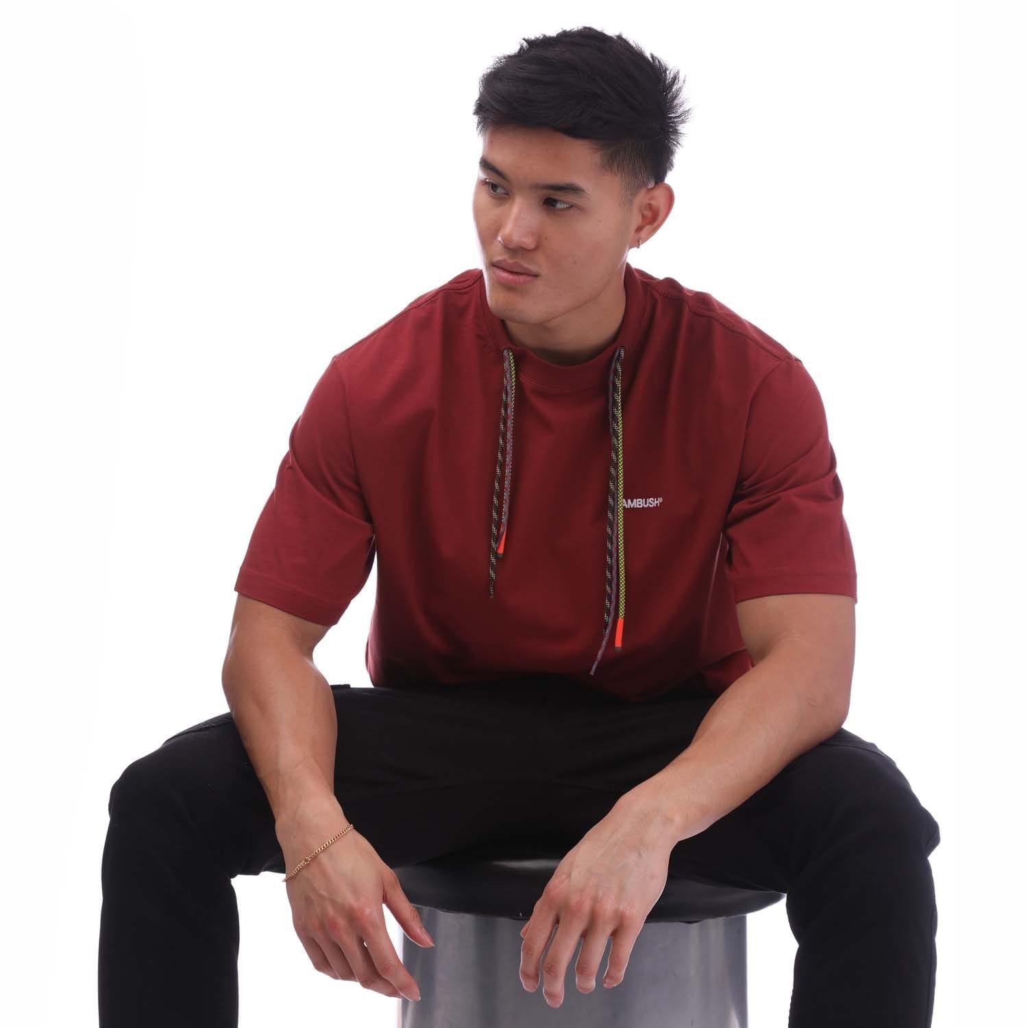Brown - Lifestyle - Ambush Mens Drawstring T-Shirt