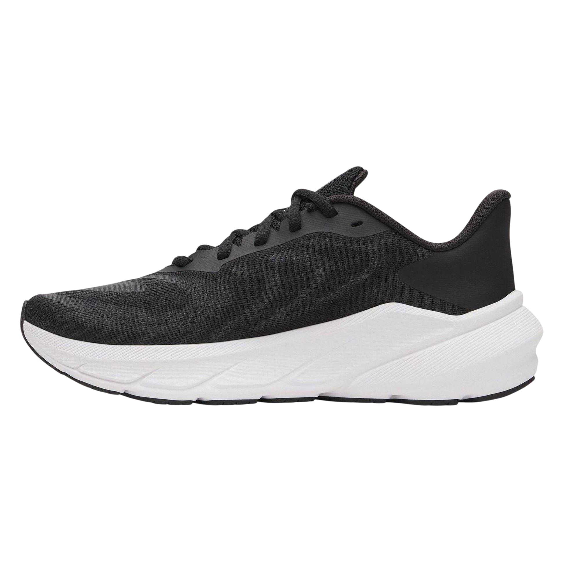 Black-White - Back - Under Armour Womens-Ladies Turbulence 3 Shoes