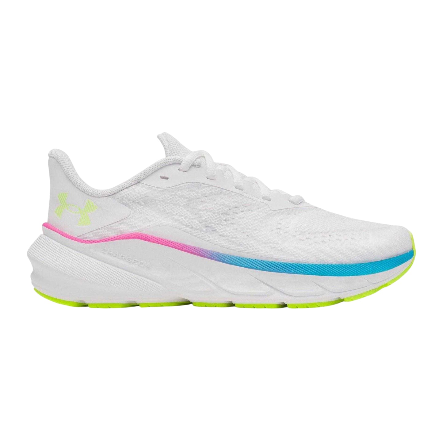 White-Capri - Front - Under Armour Womens-Ladies Turbulence 3 Shoes
