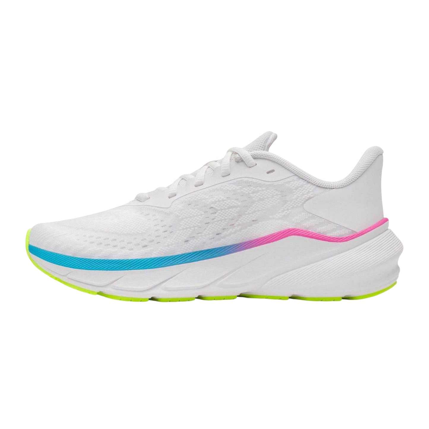 White-Capri - Back - Under Armour Womens-Ladies Turbulence 3 Shoes