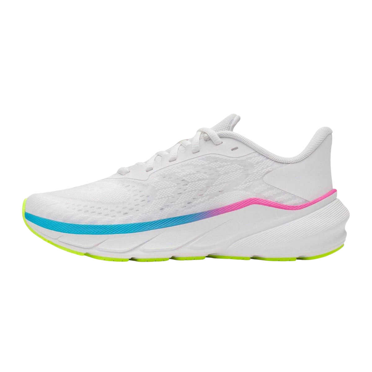 White-Capri - Back - Under Armour Womens-Ladies Turbulence 3 Shoes