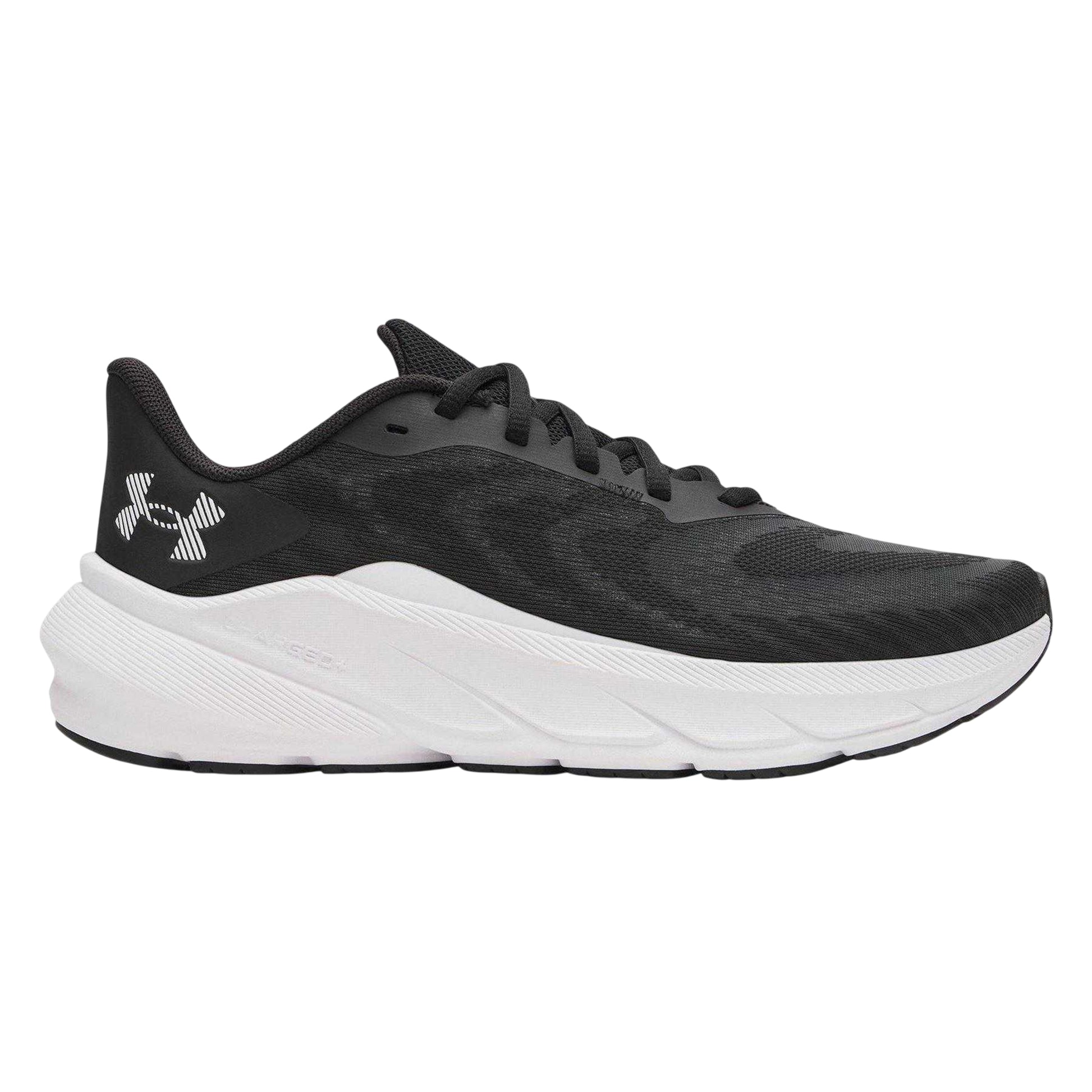 Black-White - Front - Under Armour Womens-Ladies Turbulence 3 Shoes