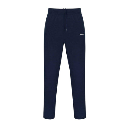 Navy - Front - Slazenger Mens Logo Jogging Bottoms