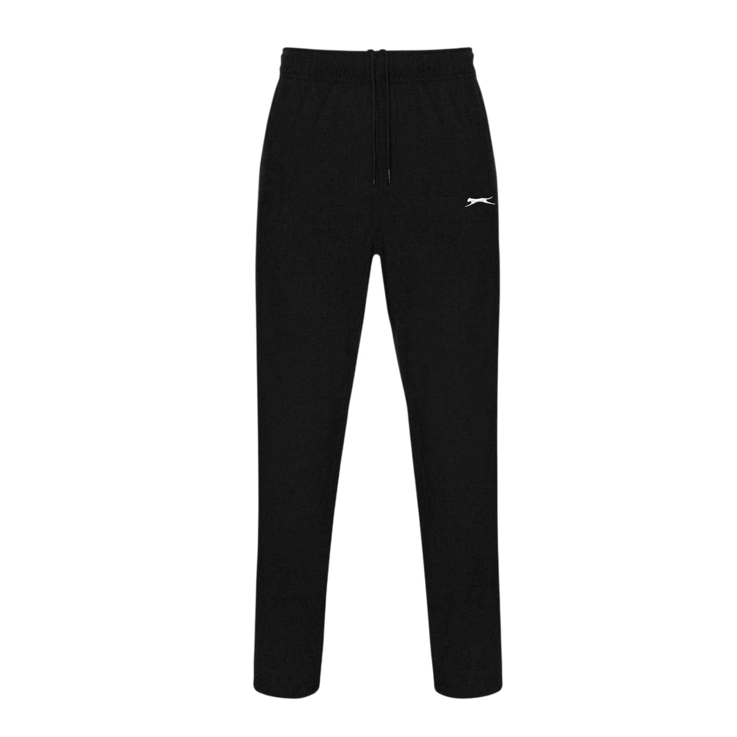 Black - Front - Slazenger Mens Logo Jogging Bottoms
