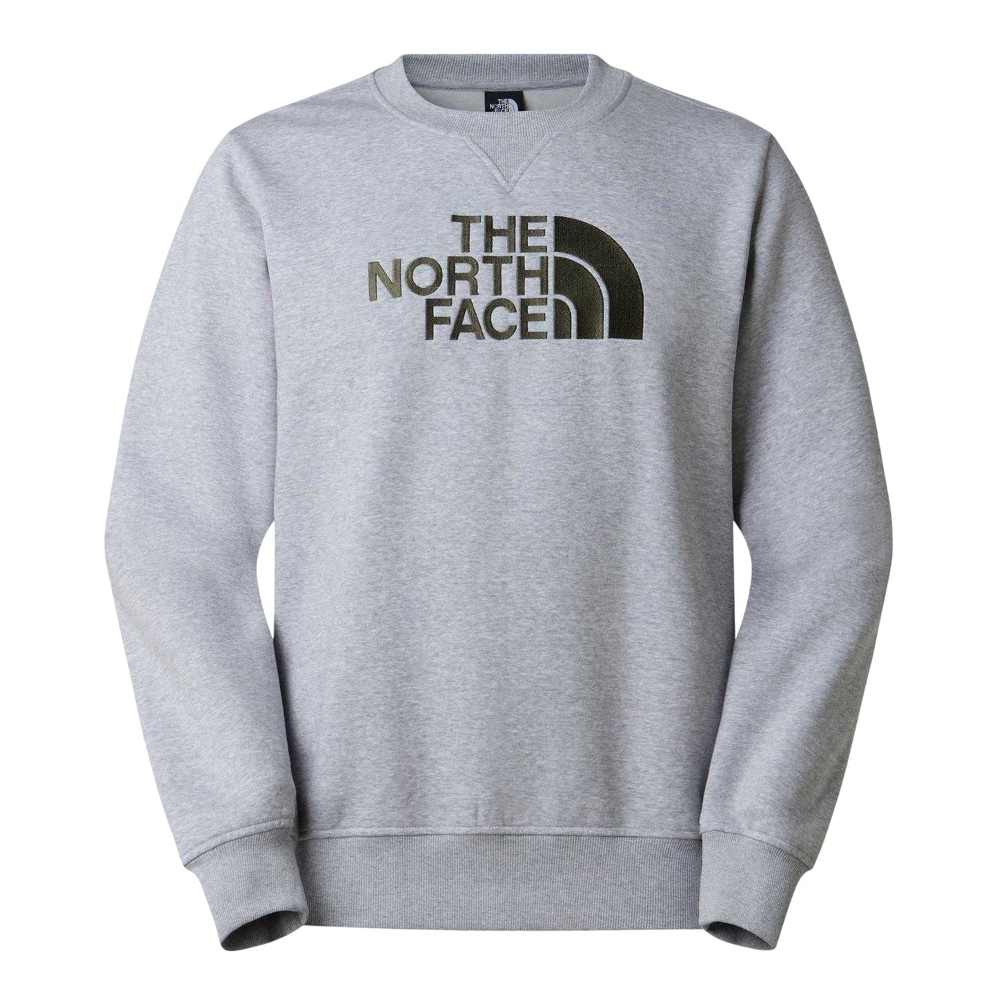 Grey Heather - Front - The North Face Mens Drew Peak Sweatshirt