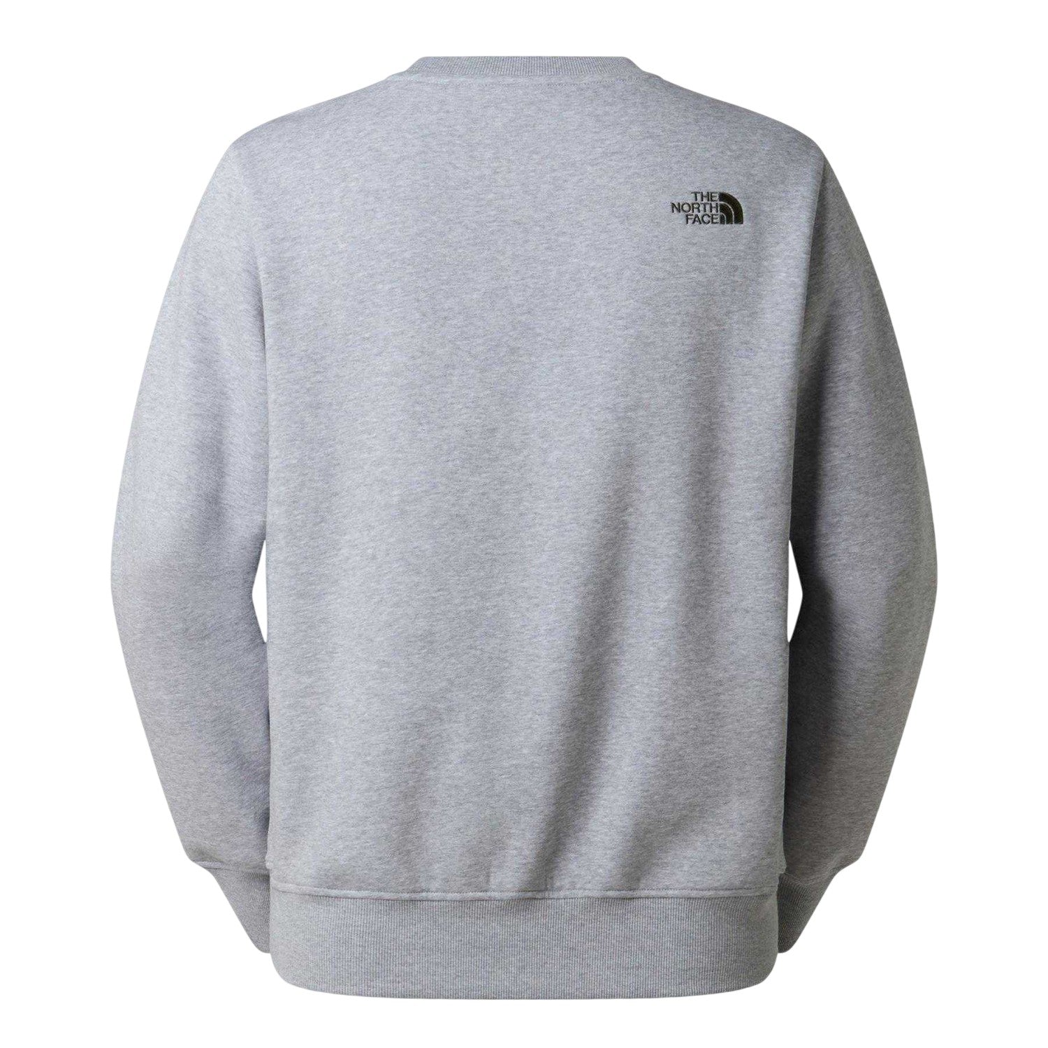 Grey Heather - Back - The North Face Mens Drew Peak Sweatshirt