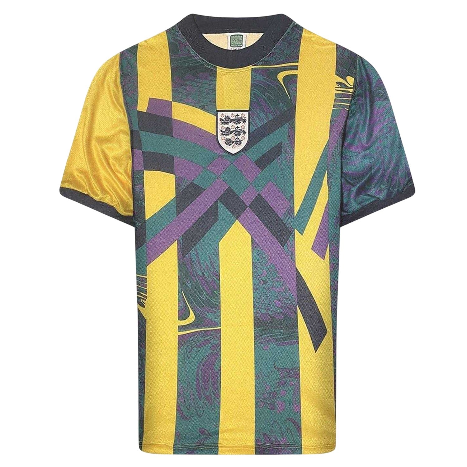 Yellow-Green - Front - Score Draw Mens England FA Goalkeeper Jersey