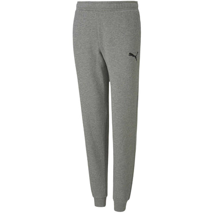 Medium Grey - Front - Puma Childrens-Kids TeamGoal 23 Jogging Bottoms