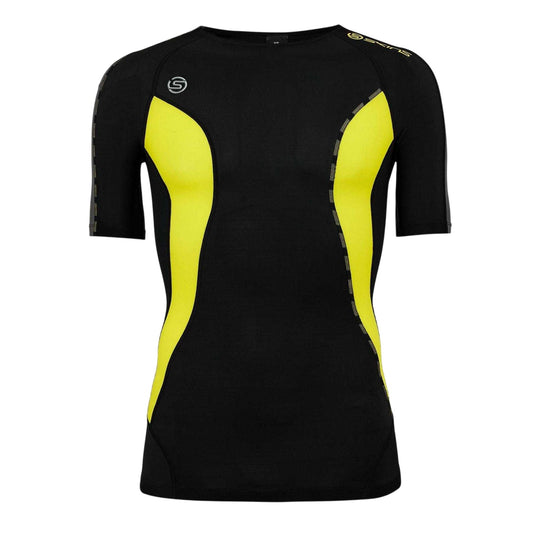 Black - Front - Skins Mens Lightweight Workout Compression Shirt