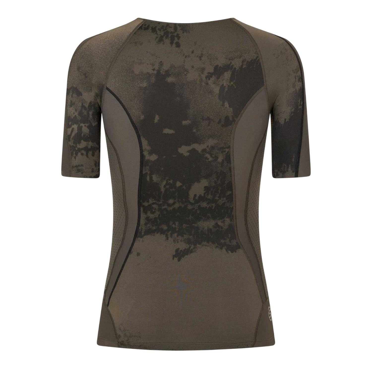 Black - Back - Skins Mens Fitted Compression Shirt