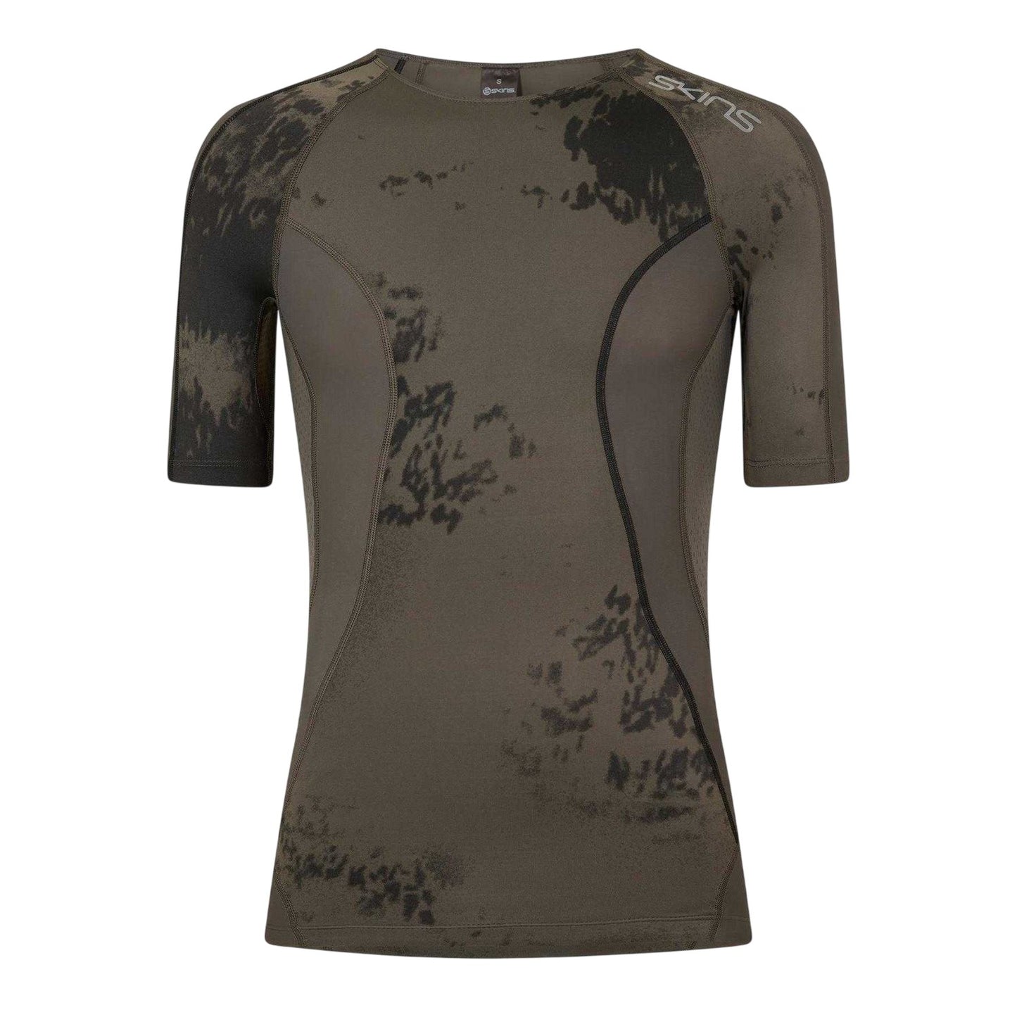 Black - Front - Skins Mens Fitted Compression Shirt