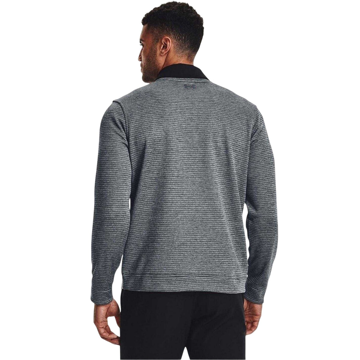 Pitch Grey - Back - Under Armour Mens Storm Fleece Sweater Top