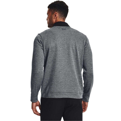 Pitch Grey - Back - Under Armour Mens Storm Fleece Sweater Top