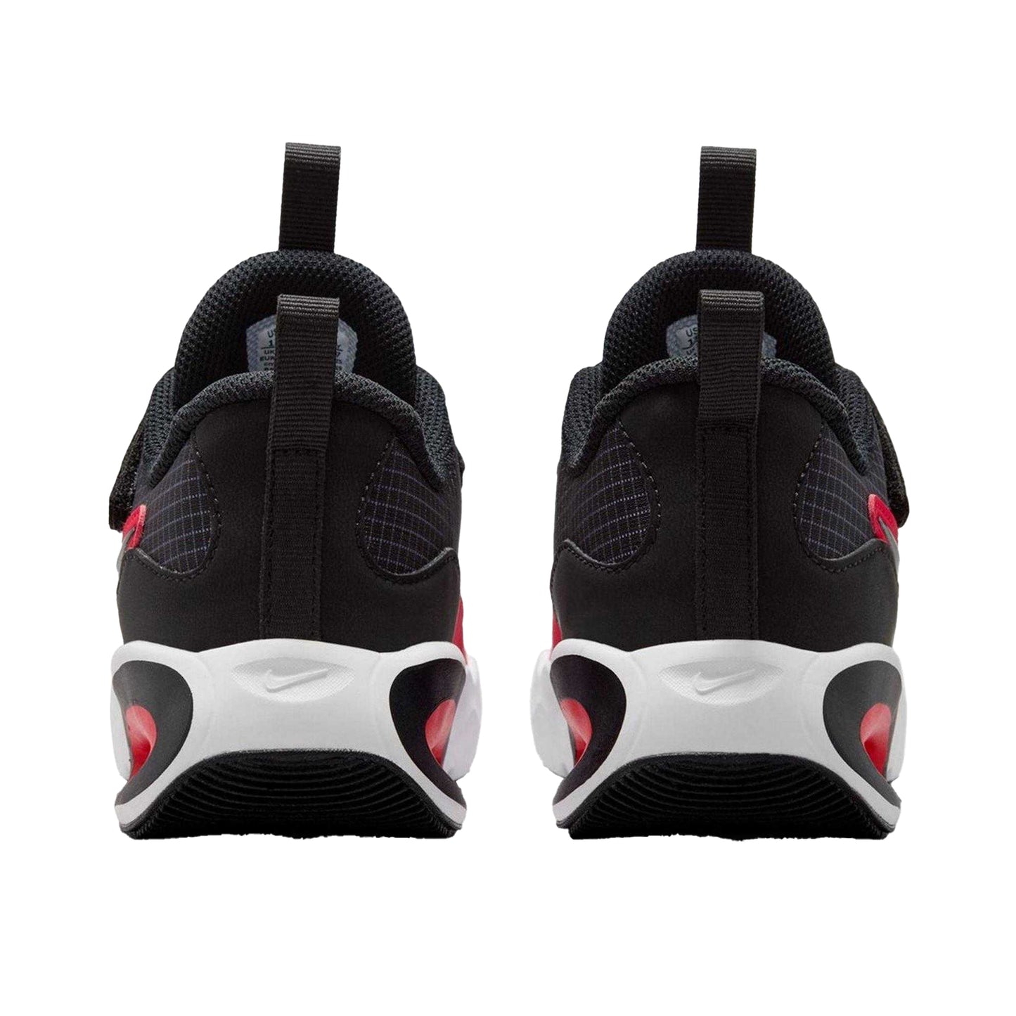 Grey-Red - Back - Nike Childrens-Kids Max Nova Air Cushioned Trainers