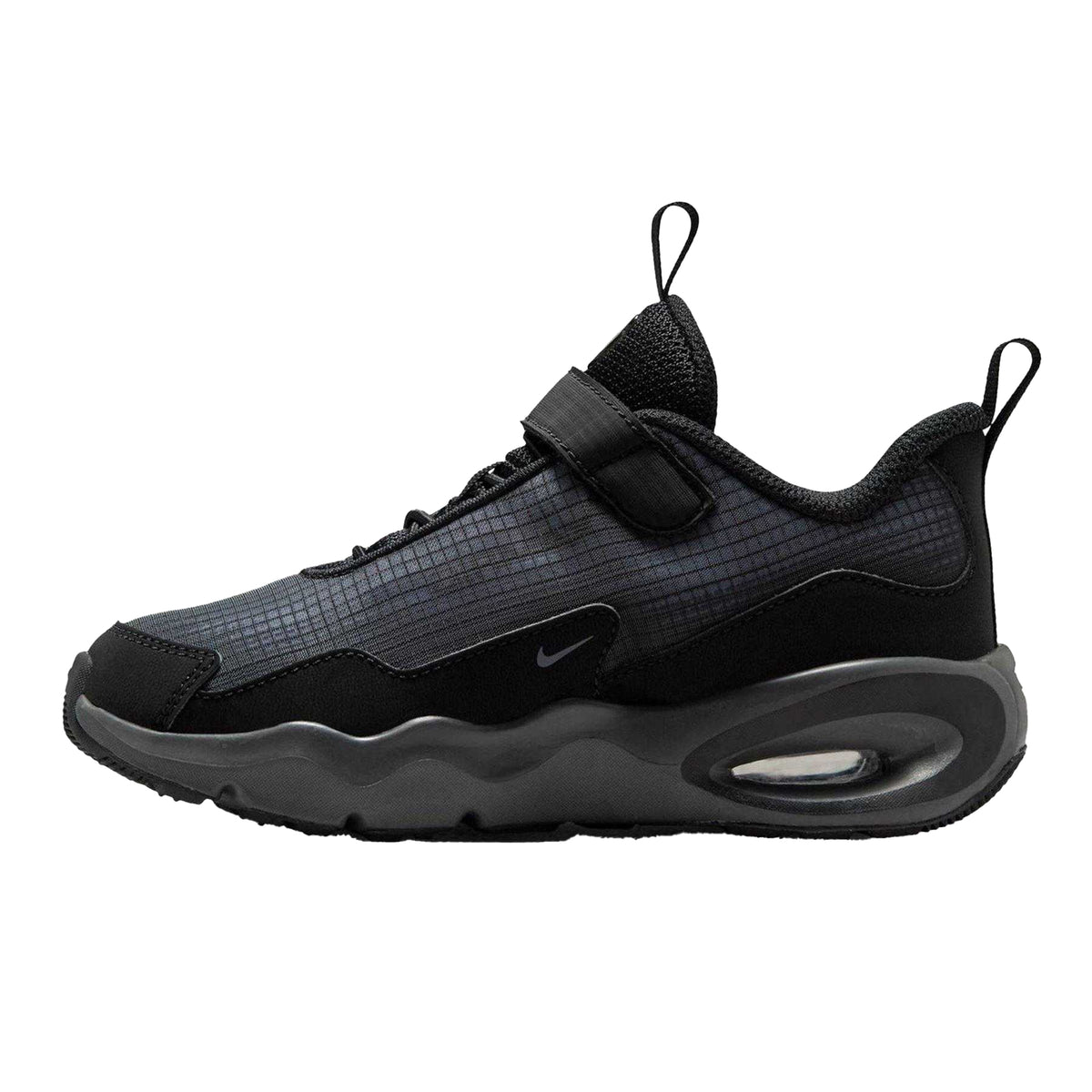 Triple Black - Side - Nike Childrens-Kids Max Nova Air Cushioned Trainers