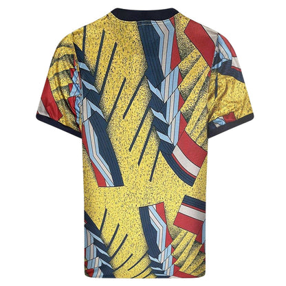 Yellow-Blue - Back - Score Draw Mens England FA Goalkeeper Jersey