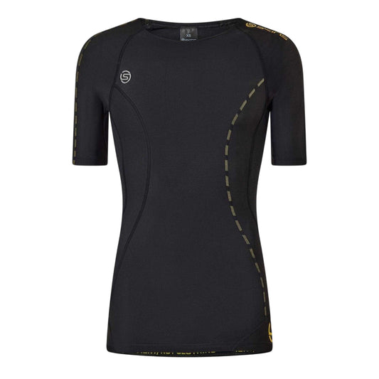 Black - Front - Skins Mens Short-Sleeved Compression Shirt