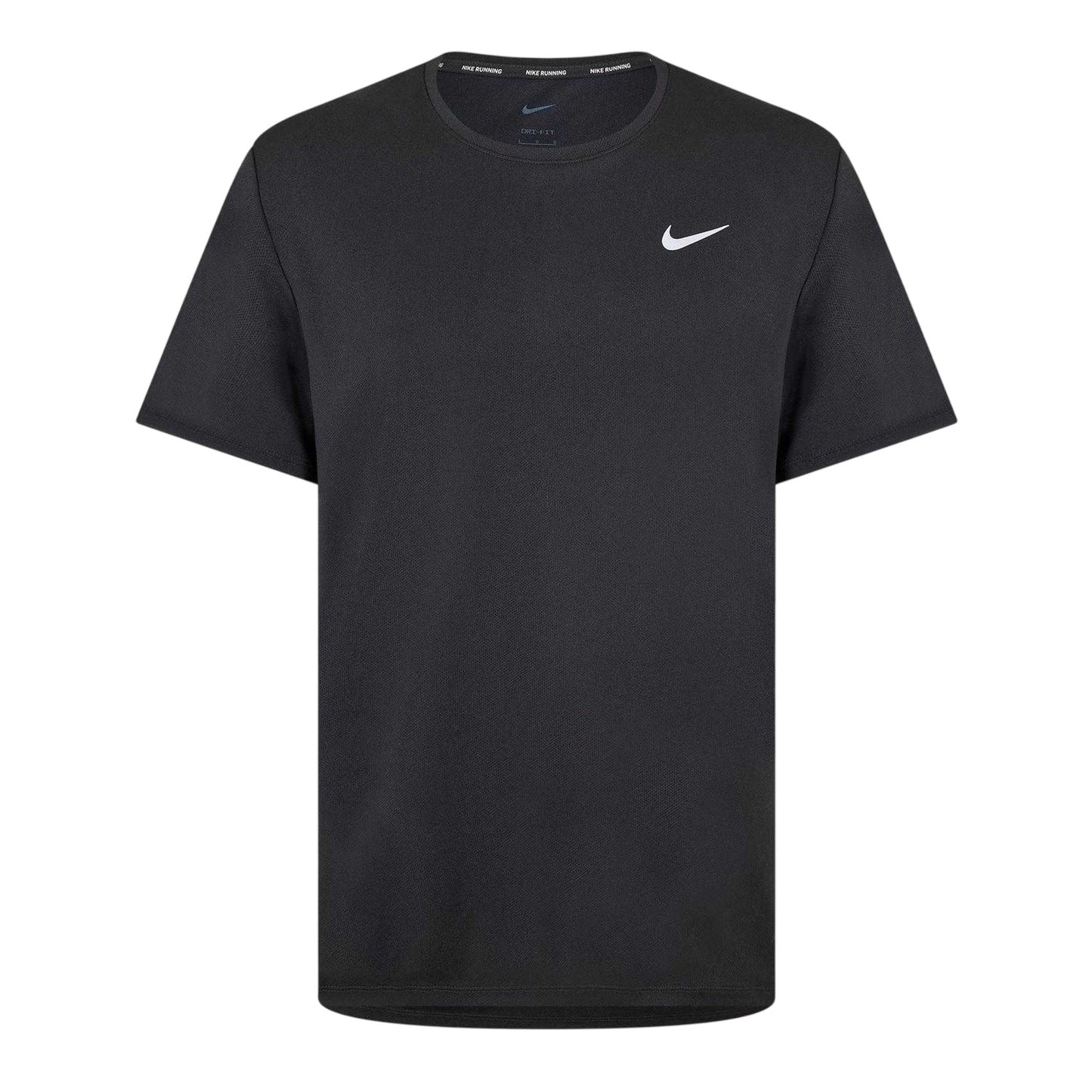 Black-Reflective - Front - Nike Mens Miler T-Shirt
