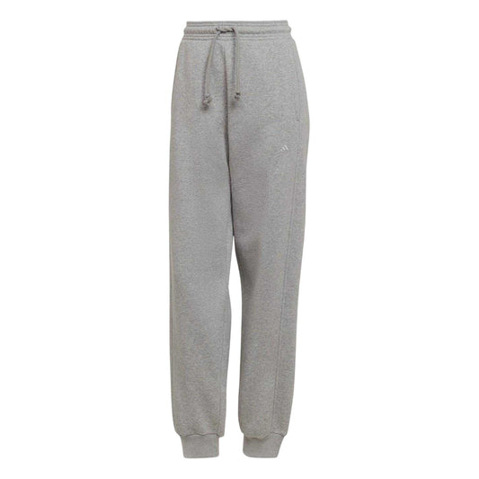 Grey - Front - Adidas Womens-Ladies All Season Slim Joggers