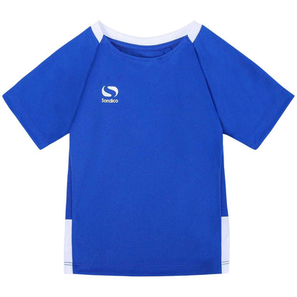 Royal Blue-White - Front - Sondico Childrens-Kids Logo T-Shirt