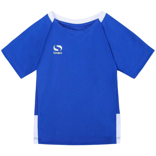 Royal Blue-White - Front - Sondico Childrens-Kids Logo T-Shirt