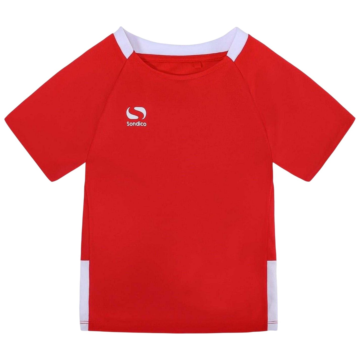 Red-White - Front - Sondico Childrens-Kids Logo T-Shirt