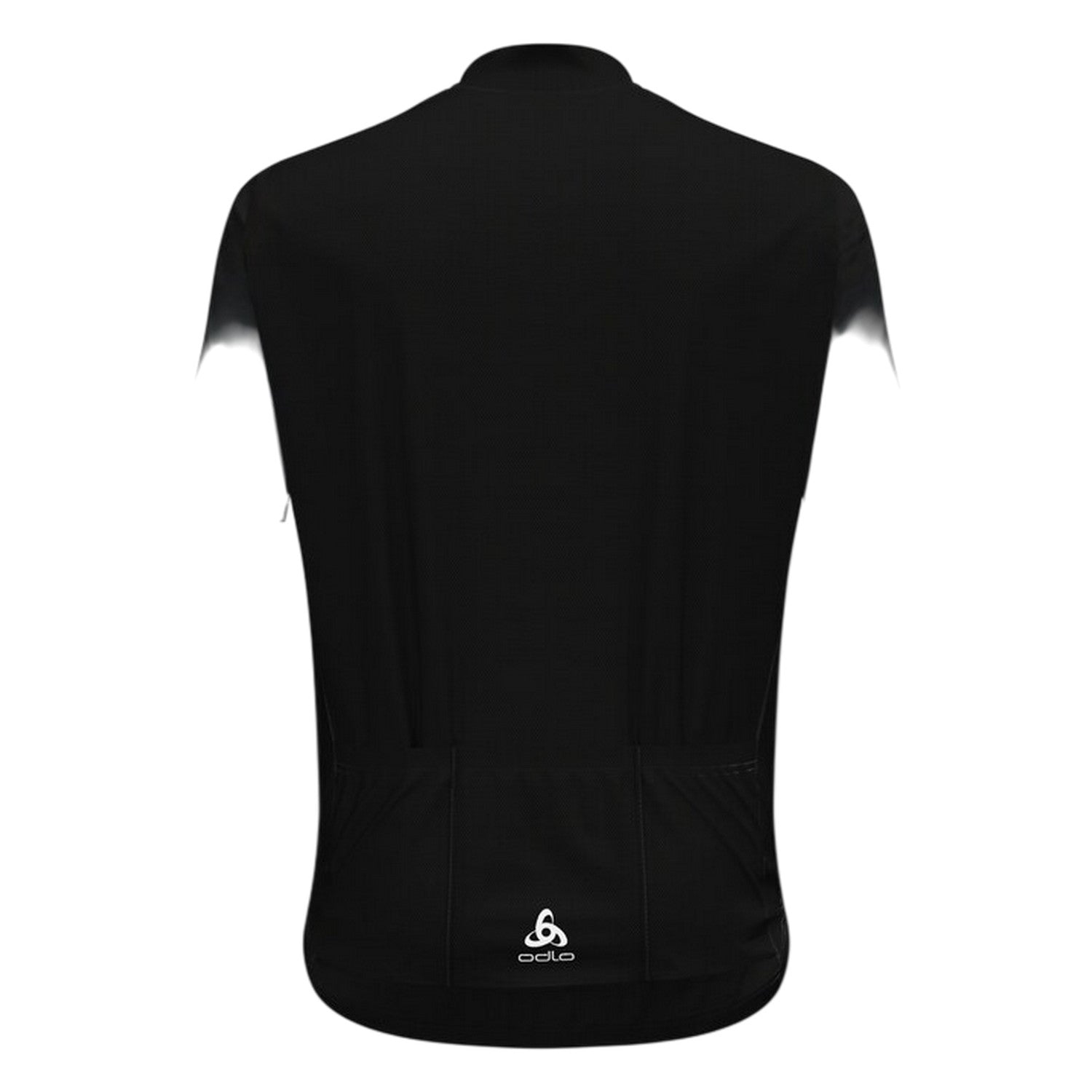 Black Print - Back - Odlo Mens Gradient Print Slim Cycling Jersey