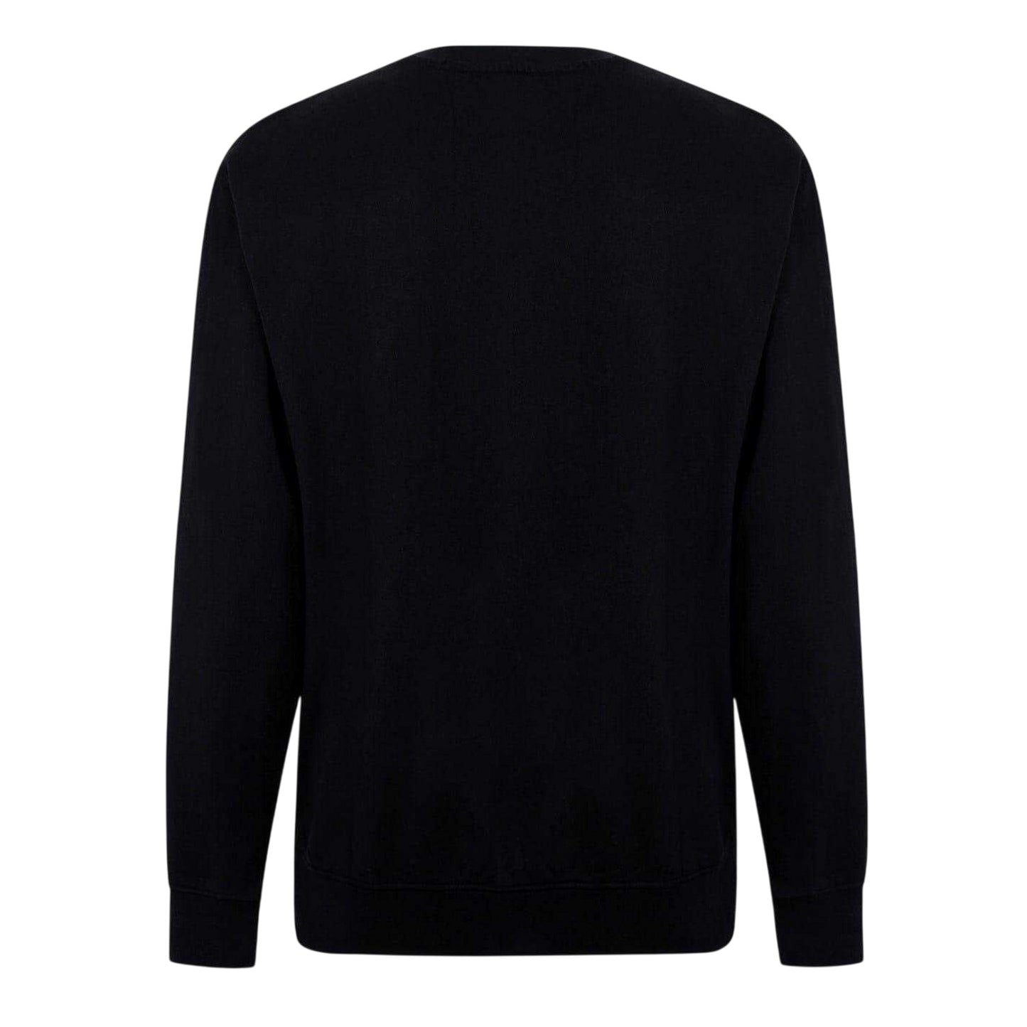 Black - Back - Replay Mens Logo Crew Neck Sweatshirt