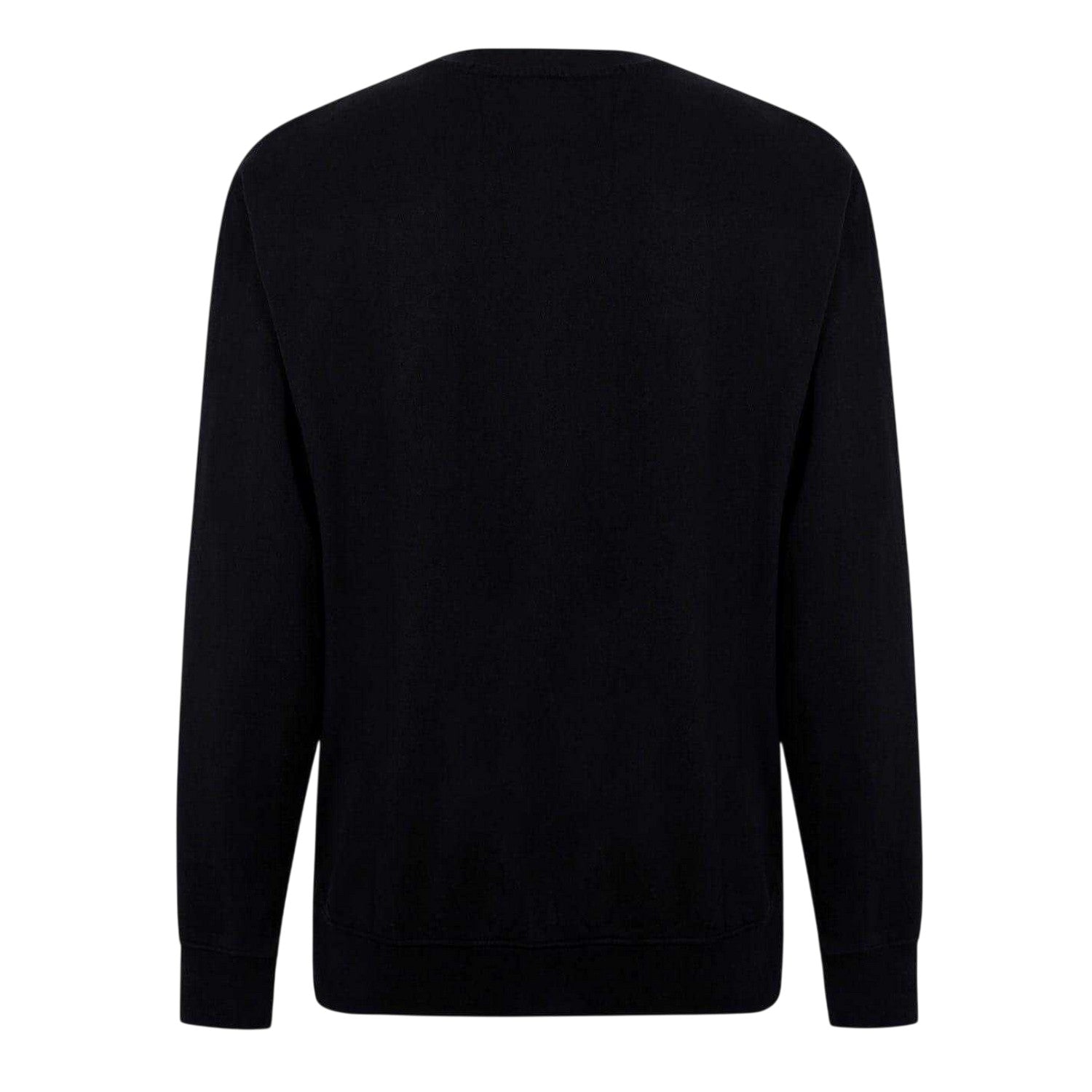 Black - Back - Replay Mens Logo Crew Neck Sweatshirt