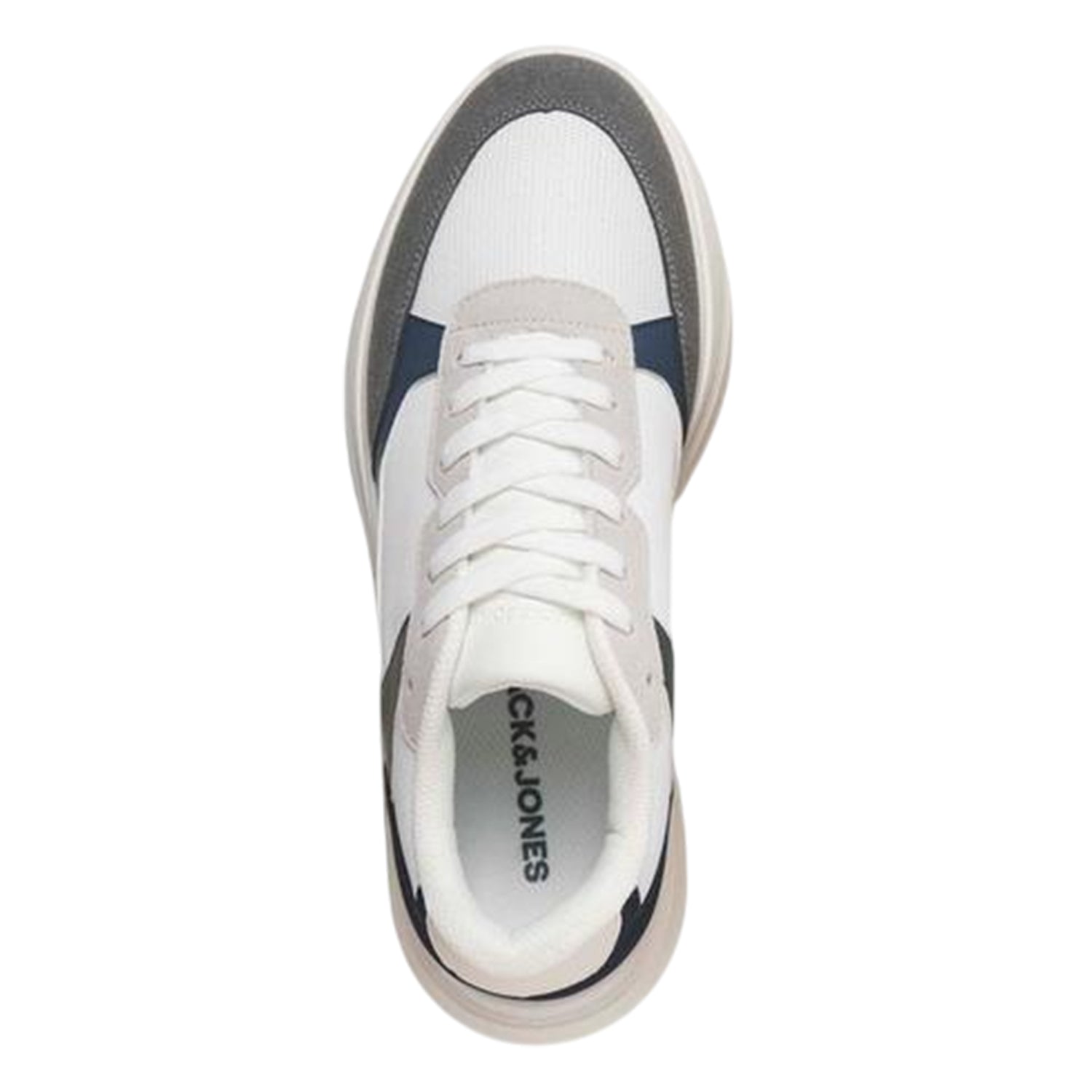 White - Lifestyle - Jack And Jones Mens Jfwaspire Low Cut Trainers