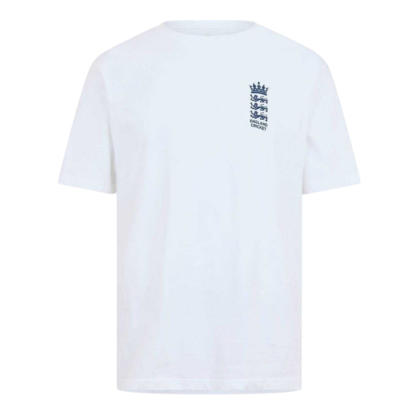 White - Front - Castore Mens Essentials 26-27 England Cricket T-Shirt