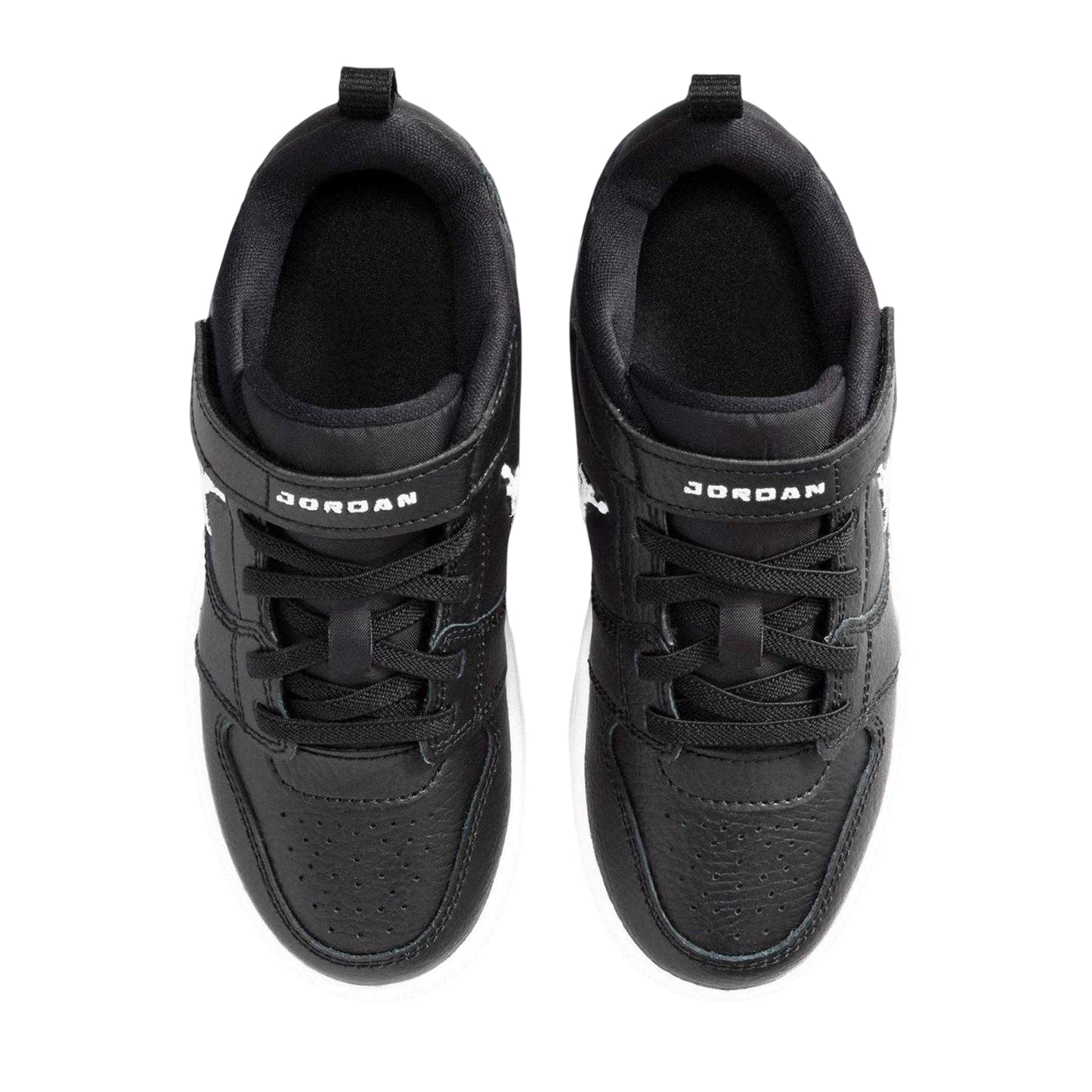 Black-White - Side - Nike Childrens-Kids Access Court Flat Trainers