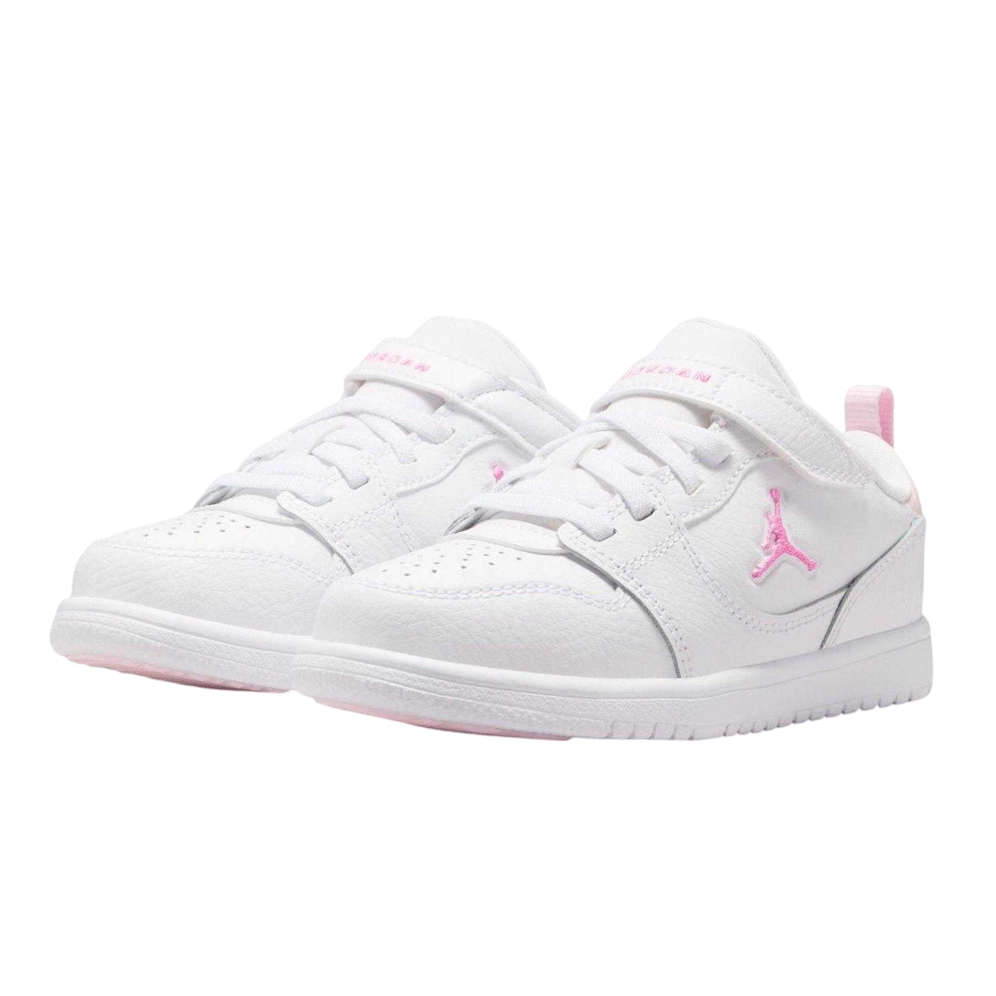 White-Pink - Lifestyle - Nike Childrens-Kids Access Court Flat Trainers