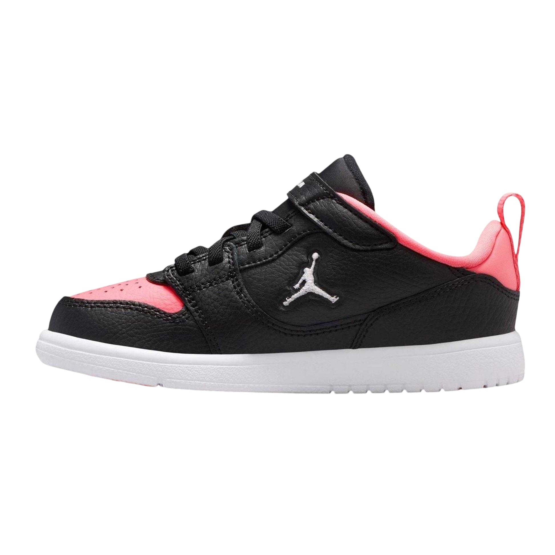 Black-Pink - Back - Nike Childrens-Kids Access Court Flat Trainers