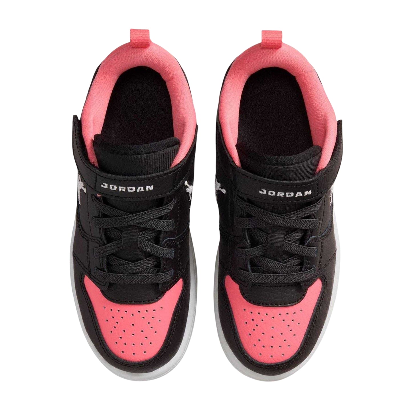 Black-Pink - Side - Nike Childrens-Kids Access Court Flat Trainers